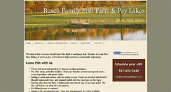 Desktop Screenshot of buschfamilyfishfarm.com